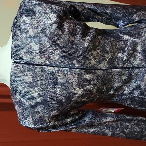 VINCE CAMUTO SILVER SEQUIN DRESS SIZE 4 - Picture 9 of 15